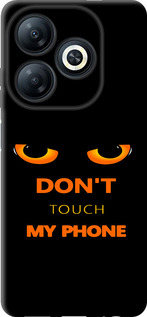 Чохол для Tecno Spark 20 Don't touch the phone (Чорний)