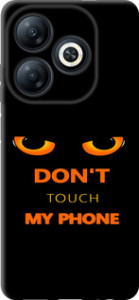 Чохол для Tecno Spark 20 Don't touch the phone (Чорний)