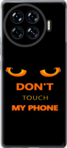 Чохол для Tecno Spark 20 Pro+ Don't touch the phone (Чорний)