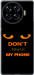 Чохол для Tecno Spark 20 Pro+ Don't touch the phone (Чорний)