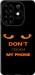 Чехол для Tecno Spark Go 2024 Don't touch the phone (Черный)