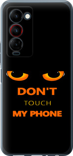 Чохол для Tecno Camon 18 Premier Don't touch the phone (Чорний)