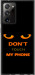 Чохол для Samsung Galaxy Note 20 Ultra Don't touch the phone (Чорний)