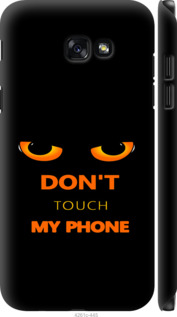 Чехол для Samsung Galaxy A7 (2017) Don't touch the phone (Чорний)