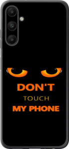 Чехол для Samsung Galaxy A05s Don't touch the phone (Чорний)