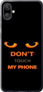 Чехол для Samsung Galaxy A05 Don't touch the phone (Чорний)