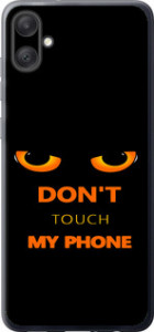 Чехол для Samsung Galaxy A05 Don't touch the phone (Чорний)