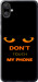 Чехол для Samsung Galaxy A05 Don't touch the phone (Чорний)
