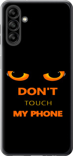 Чохол для Samsung Galaxy A04s Don't touch the phone (Чорний)