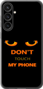 Чохол для Samsung Galaxy S23 FE Don't touch the phone (Чорний)