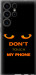 Чохол для Samsung Galaxy S23 Ultra Don't touch the phone (Чорний)