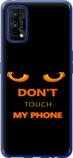 Чохол для Realme 7 Pro Don't touch the phone (Чорний)