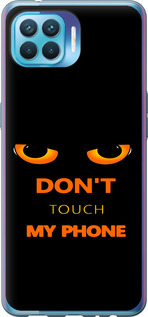Чехол для Oppo A93 Don't touch the phone (Черный)