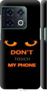 Чехол для OnePlus 10 Pro Don't touch the phone (Черный)