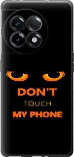 Чехол для OnePlus 11R Don't touch the phone (Черный)