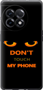 Чехол для OnePlus 11R Don't touch the phone (Черный)