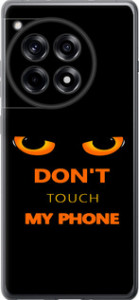 Чехол для OnePlus 12R Don't touch the phone (Черный)
