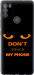 Чехол для Motorola G50 Don't touch the phone (Черный)