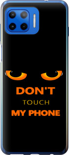 Чохол для Motorola Moto G Plus Don't touch the phone (Чорний)
