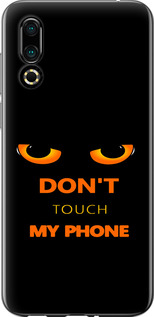 Чехол для Meizu 16S Don't touch the phone (Черный)