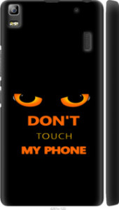 Чехол для Lenovo A7000 Don't touch the phone (Черный)