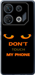 Чохол для Infinix GT 10 pro Don't touch the phone (Чорний)