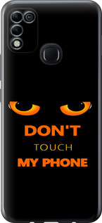 Чехол для Infinix Hot 11 Play Don't touch the phone (Черный)