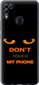 Чехол для Infinix Hot 11 Play Don't touch the phone (Черный)