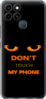 Чохол для Infinix Smart 6 Don't touch the phone (Чорний)