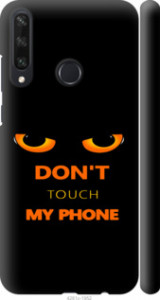 Чохол для Huawei Y6p Don't touch the phone (Чорний)