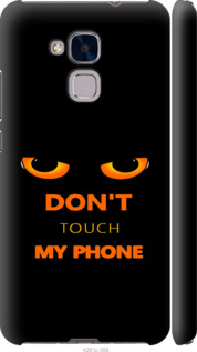Чехол для Huawei GT3 Don't touch the phone (Черный)