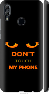 Чехол для Huawei Honor 10 Lite Don't touch the phone (Черный)