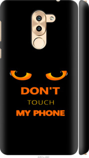 Чехол для Huawei Honor 6X Don't touch the phone (Черный)