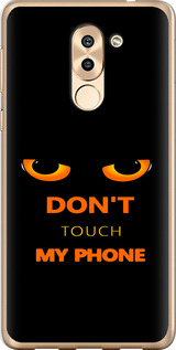 Чехол для Huawei Honor 6X Don't touch the phone (Черный)