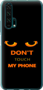 Чехол для Huawei Honor 20 Pro Don't touch the phone (Черный)