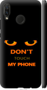Чехол для Huawei Nova 3 Don't touch the phone (Черный)