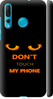Чехол для Huawei Nova 4 Don't touch the phone (Черный)