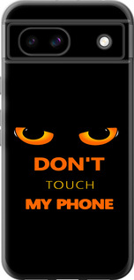 Чехол для Google Pixel 8A Don't touch the phone (Черный)