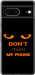 Чехол для Google Pixel 7 Don't touch the phone (Черный)