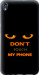 Чехол для Asus ZENFONE Live ZB501KL Don't touch the phone (Черный)