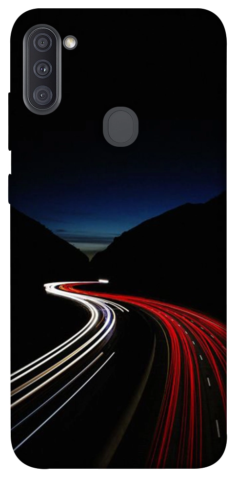Чехол Красно-белая дорога для Galaxy A11 (2020)