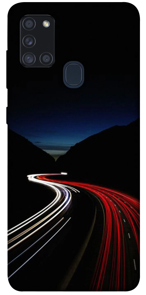 Чохол Червоно-біла дорога для Galaxy A21s (2020)