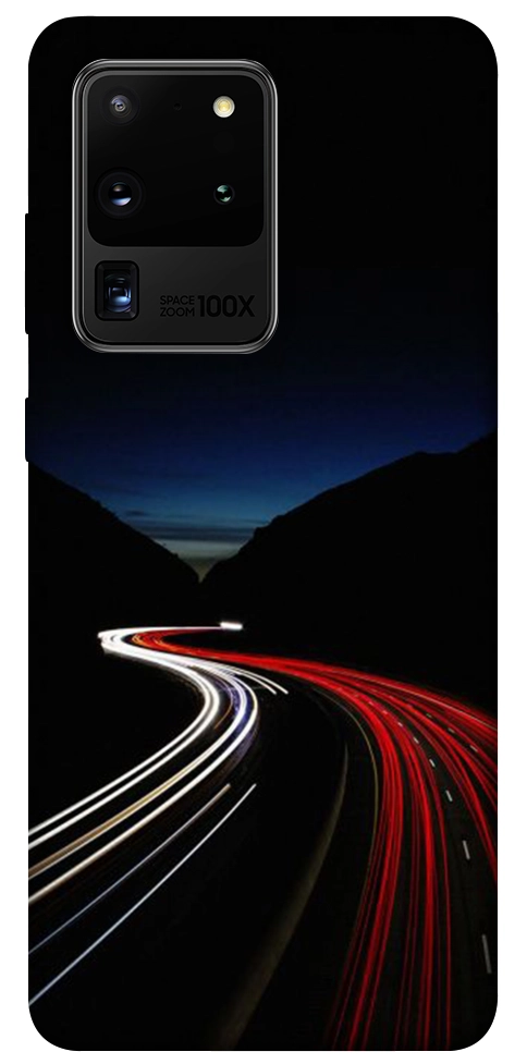 Чехол Красно-белая дорога для Galaxy S20 Ultra (2020)