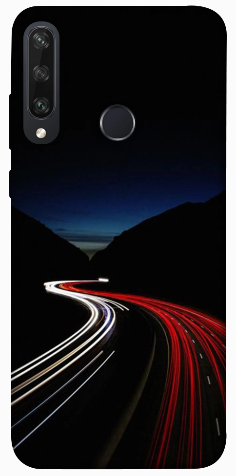 Чехол Красно-белая дорога для Huawei Y6p