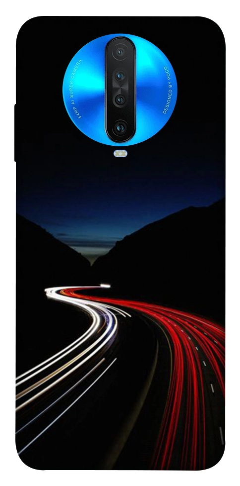 Чехол Красно-белая дорога для Xiaomi Redmi K30