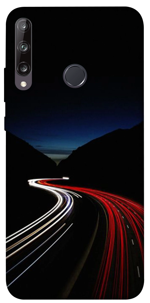 Чохол Червоно-біла дорога для Huawei P40 Lite E