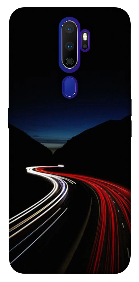 Чохол Червоно-біла дорога для Oppo A9 (2020)