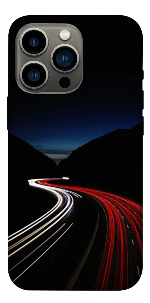 Чехол Красно-белая дорога для iPhone 13 Pro
