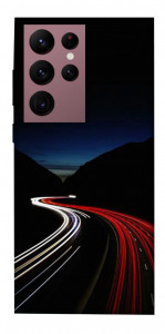 Чехол Красно-белая дорога для Galaxy S22 Ultra