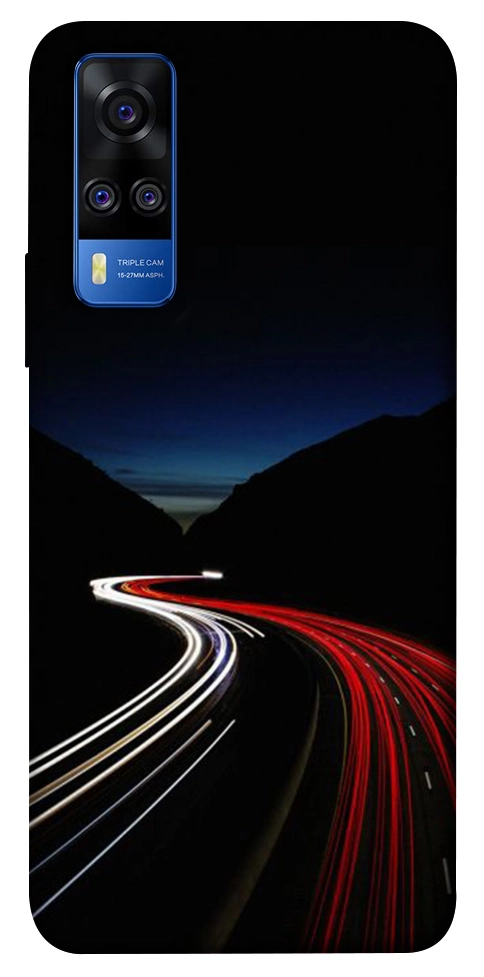 Чехол Красно-белая дорога для Vivo Y51a